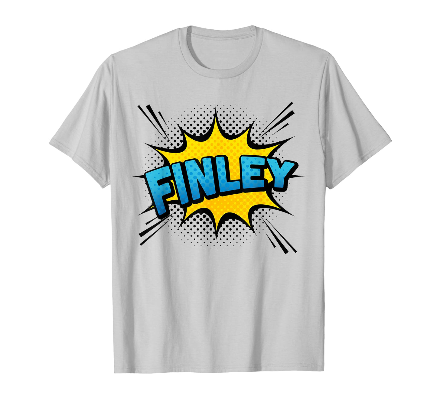 FINLEY - Boys Name Superhero Style T-Shirt