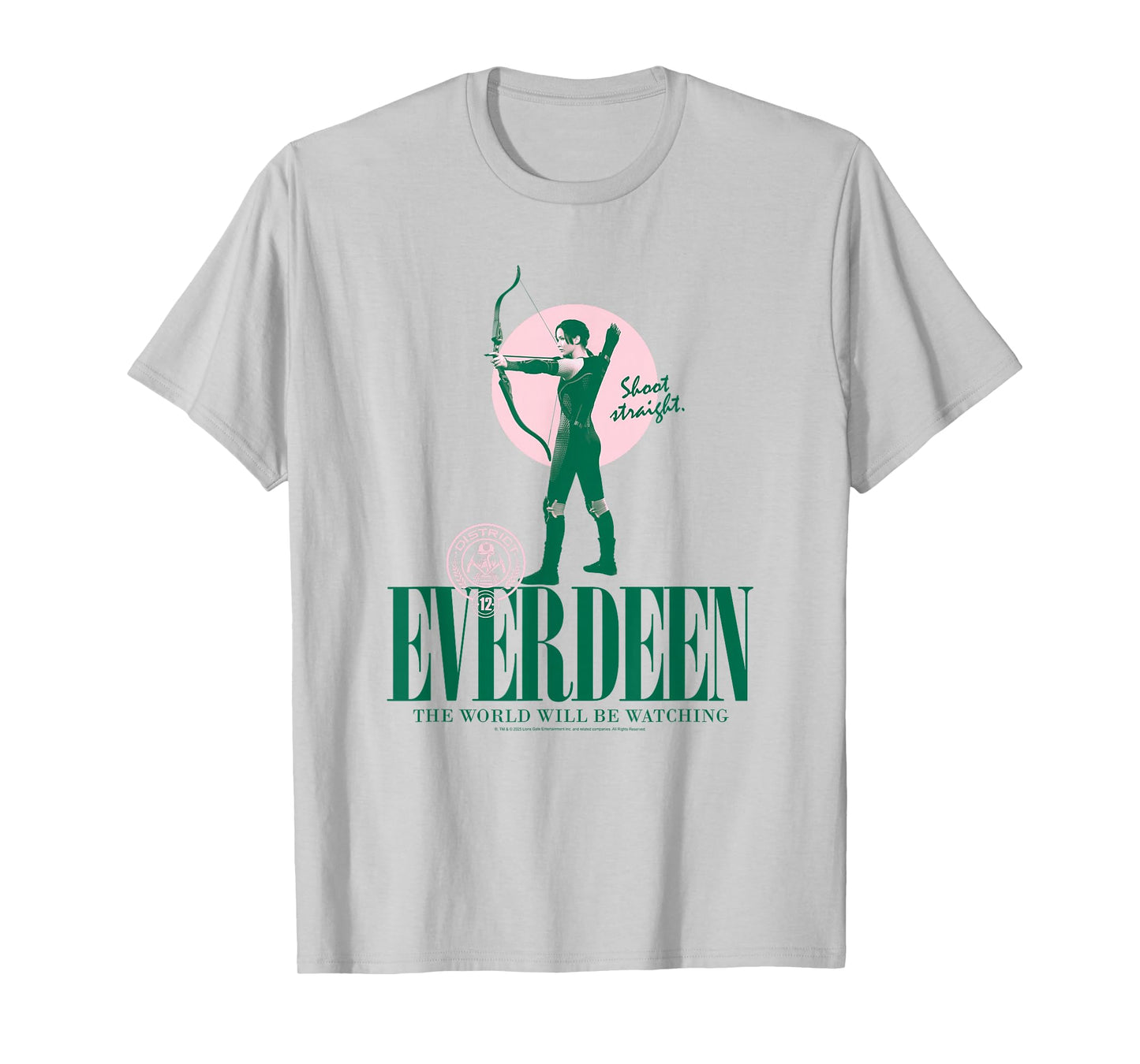 The Hunger Games Shoot Straight Katniss Everdeen Movie T-Shirt