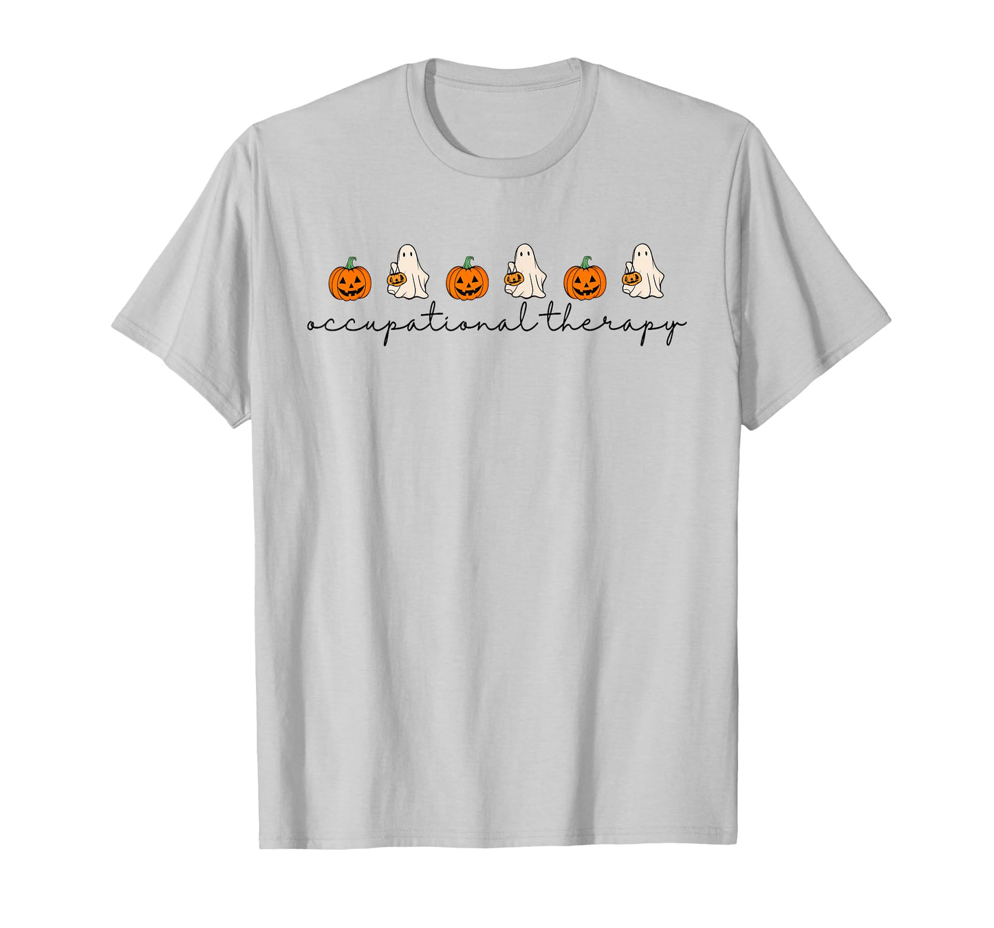 Halloween Occupational Therapy Cute Ghost Pumpkin OT Gift T-Shirt