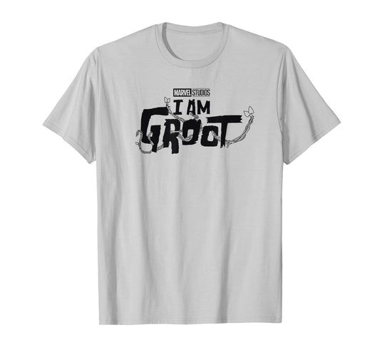 Marvel I Am Groot Simple Dark Vine Logo T-Shirt