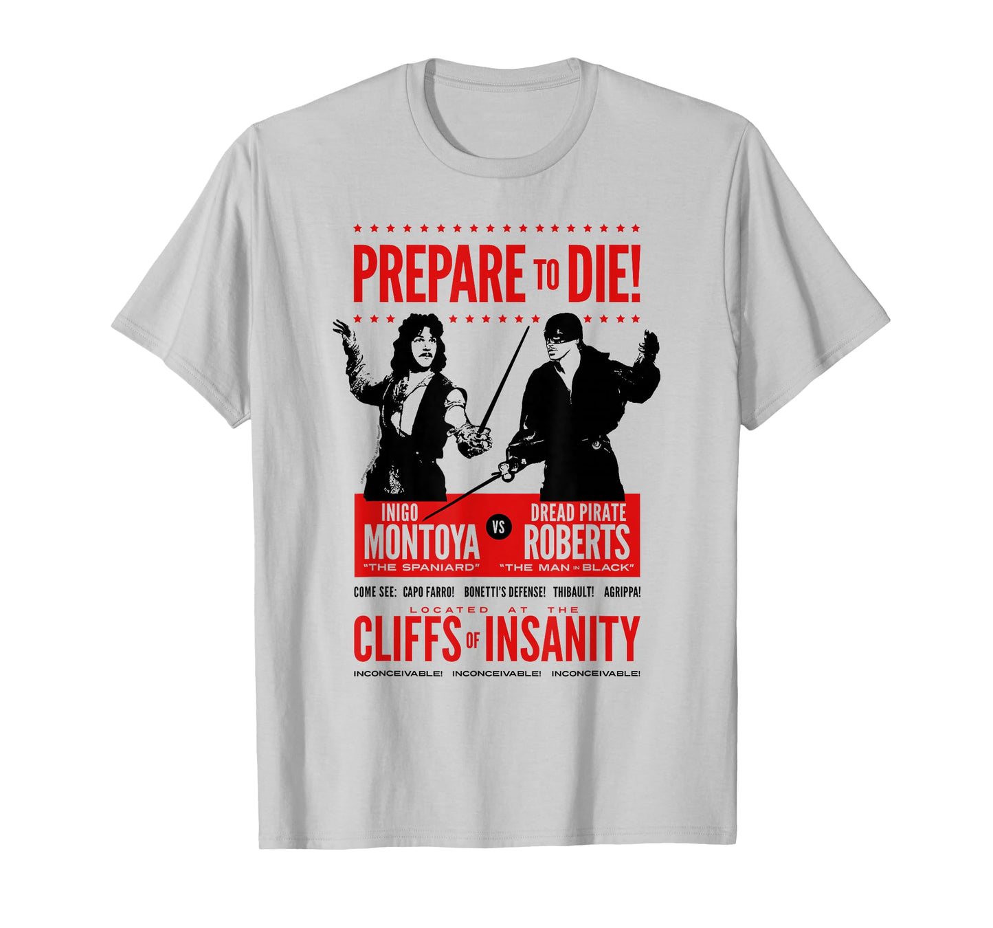 The Princess Bride Inigo vs Man in Black T-Shirt