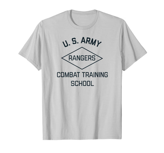 US Army Ranger Combat Training School WW2 Vintage PT T-Shirt