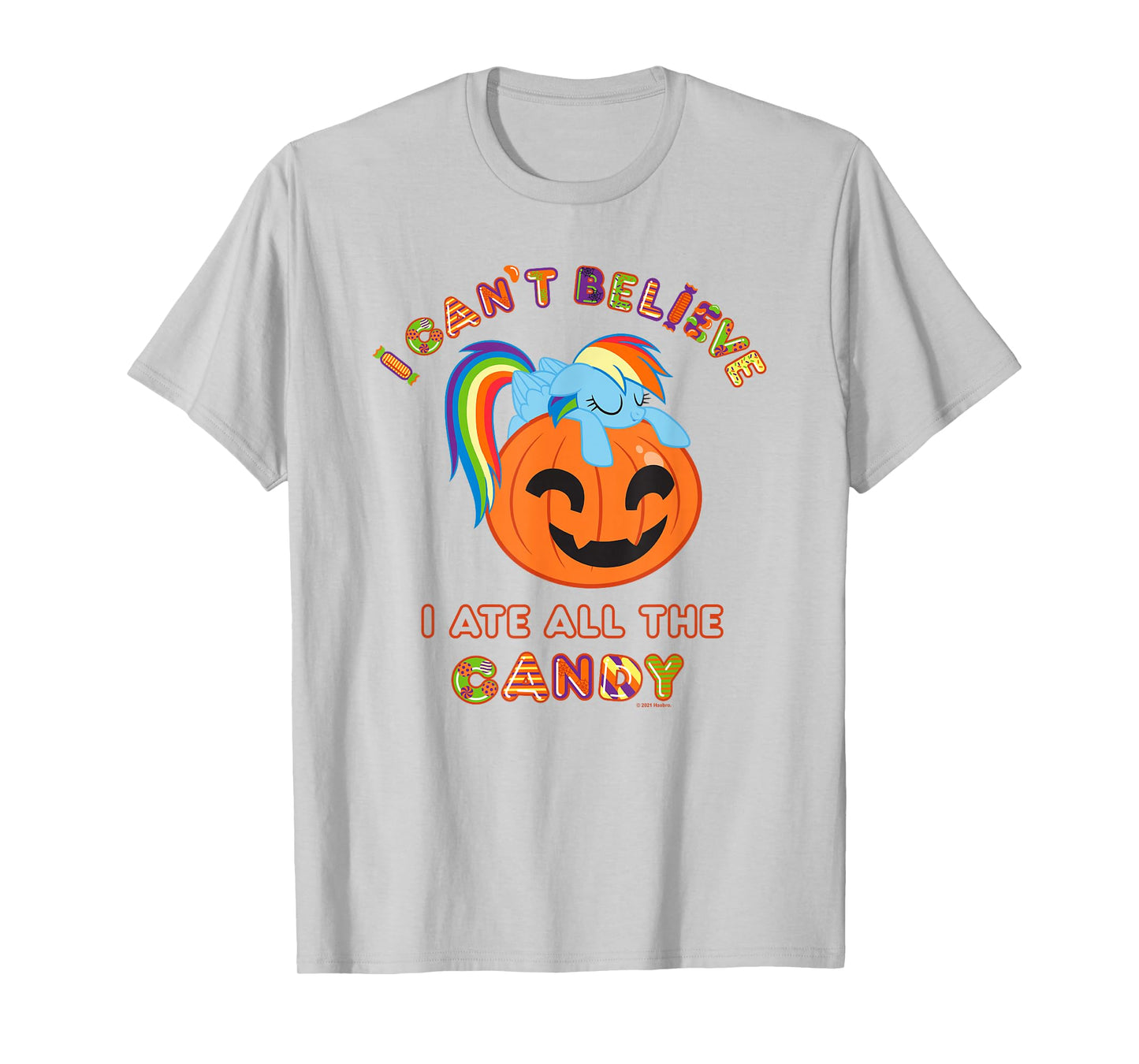 My Little Pony Halloween Rainbow Dash Ate All The Candy T-Shirt