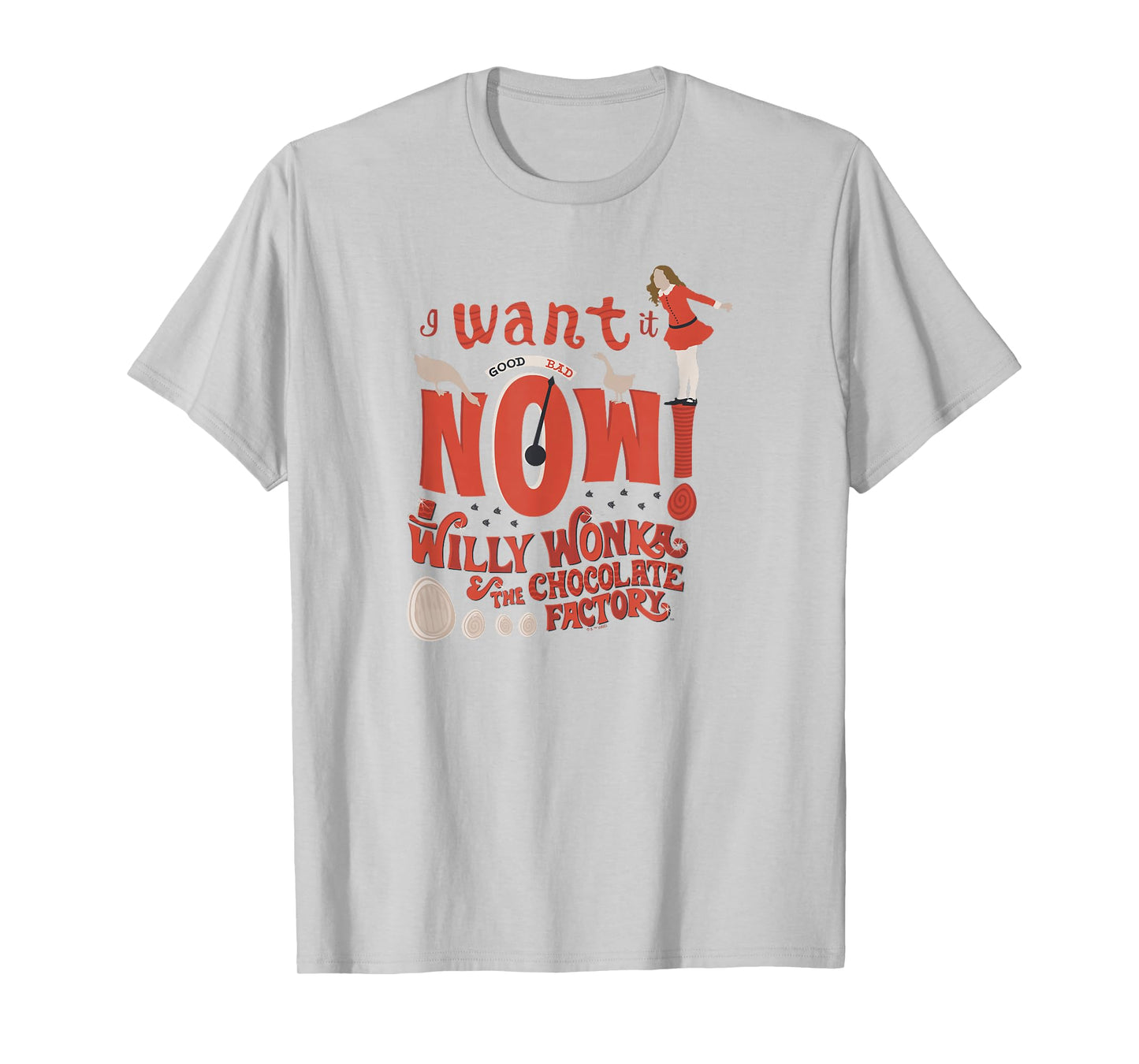 Willy Wonka And The Chocolate Factory Veruca I Want It Now T-Shirt