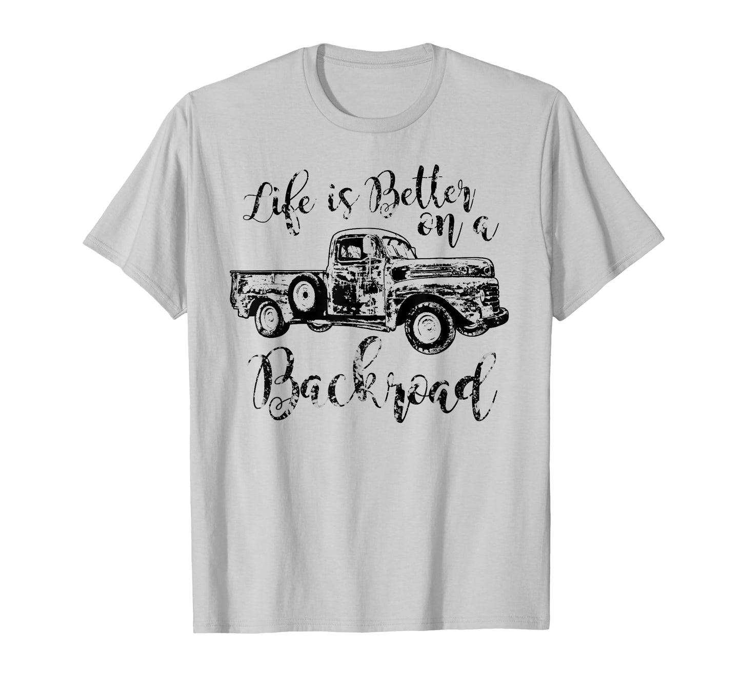 Life is better on a backroad country southern woman Vintage T-Shirt