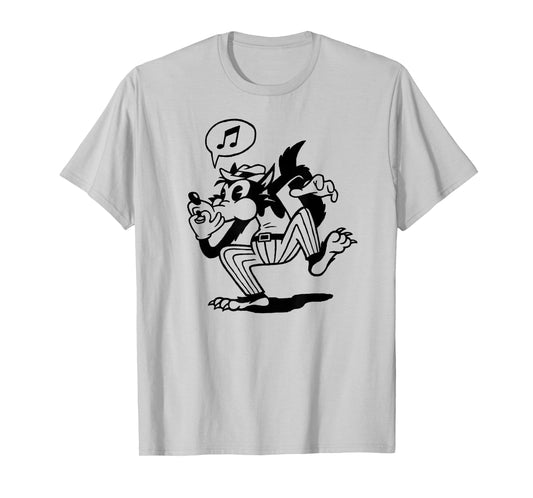 Vintage Cartoon Wolf Whistle T-Shirt T-Shirt