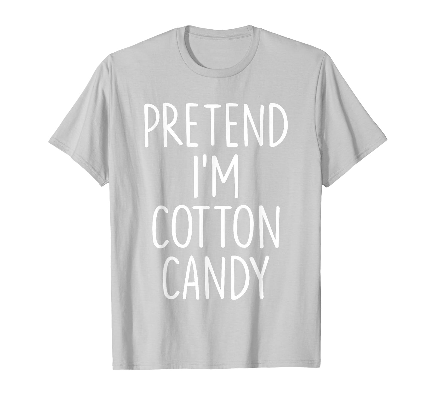 Pretend I'm Cotton Candy Halloween Couples Costume Matching T-Shirt
