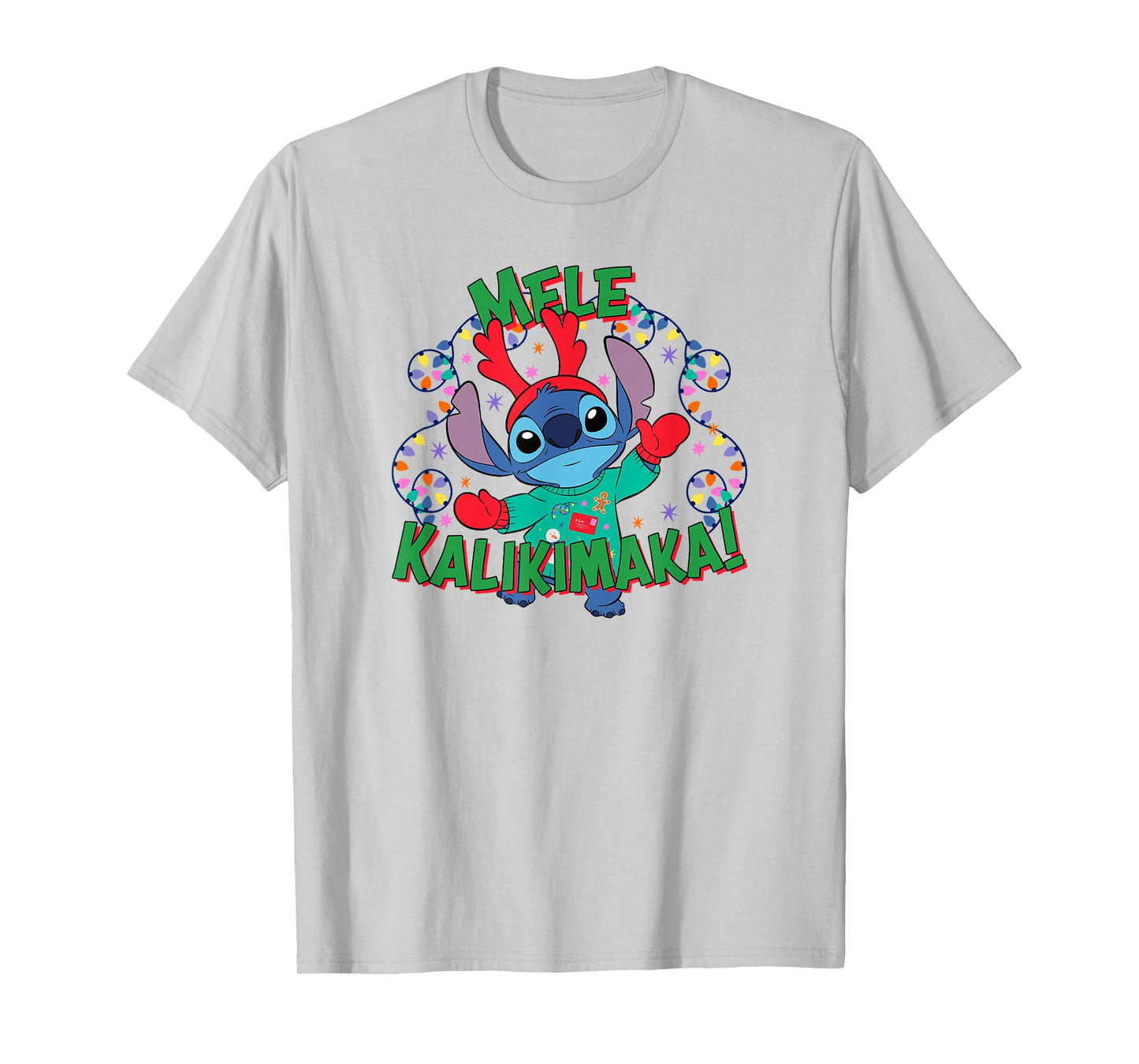 Disney Lilo & Stitch Christmas Mele Kalikimaka! T-Shirt