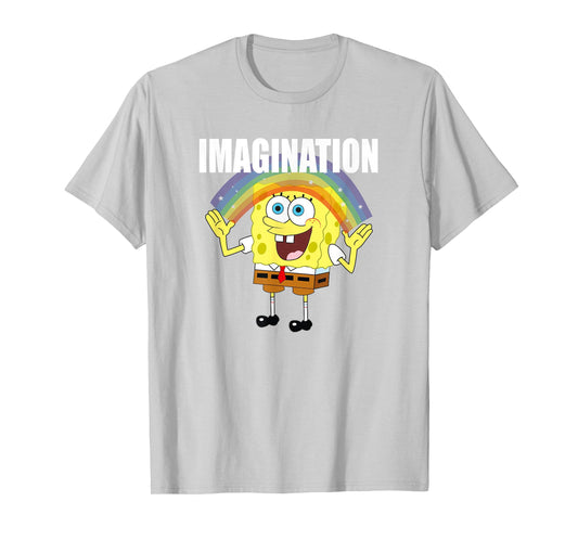 Mademark x SpongeBob SquarePants - SpongeBob - Rainbow with Imagination T-Shirt