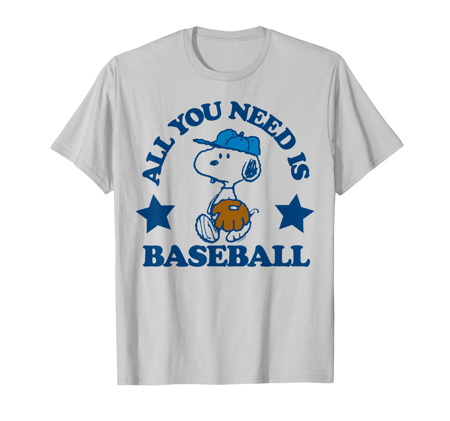 Peanuts - Snoopy All You Need Is Baseball T-Shirt