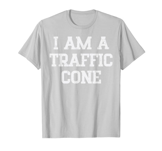 Halloween Im Traffic Cone Funny Lazy Costume Men Women Kids T-Shirt