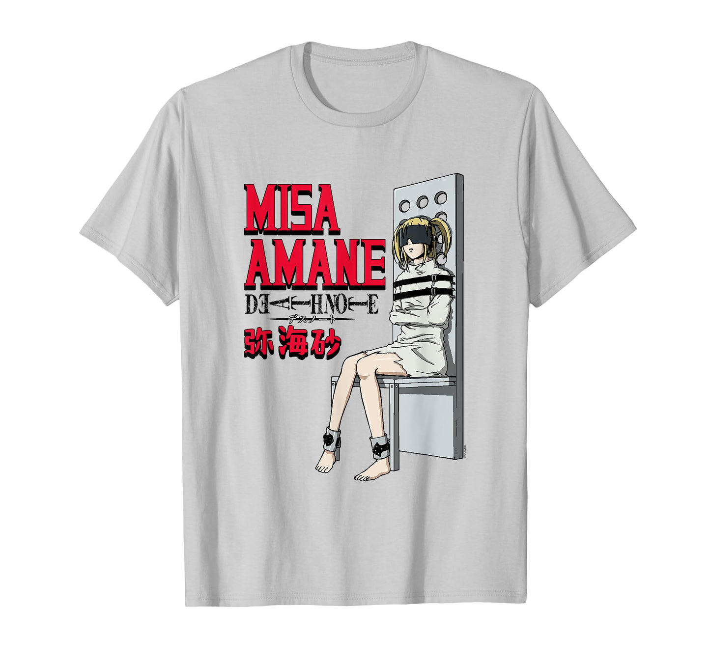 Death Note Misa Amane in Chair Anime T-Shirt