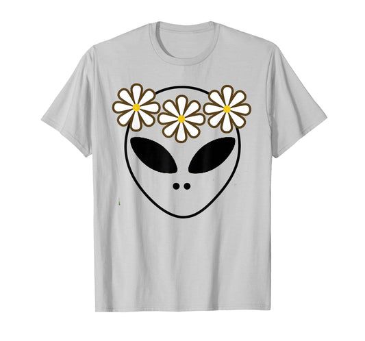 Alien Costume Halloween Cute Green Aliens Face Kawaii T-Shirt