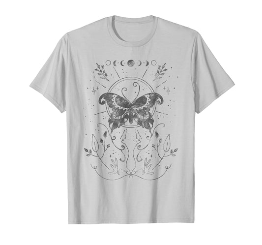 Light Academia Aesthetic Clothing Teen Girls Woman Luna Moth T-Shirt
