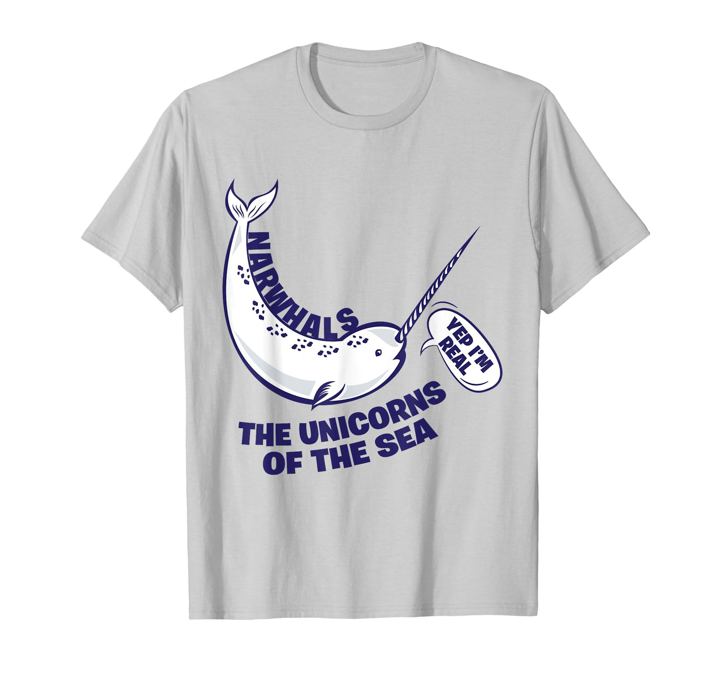 Narwhals The Unicorns Of The Sea T-Shirt - Funny Fish Tee