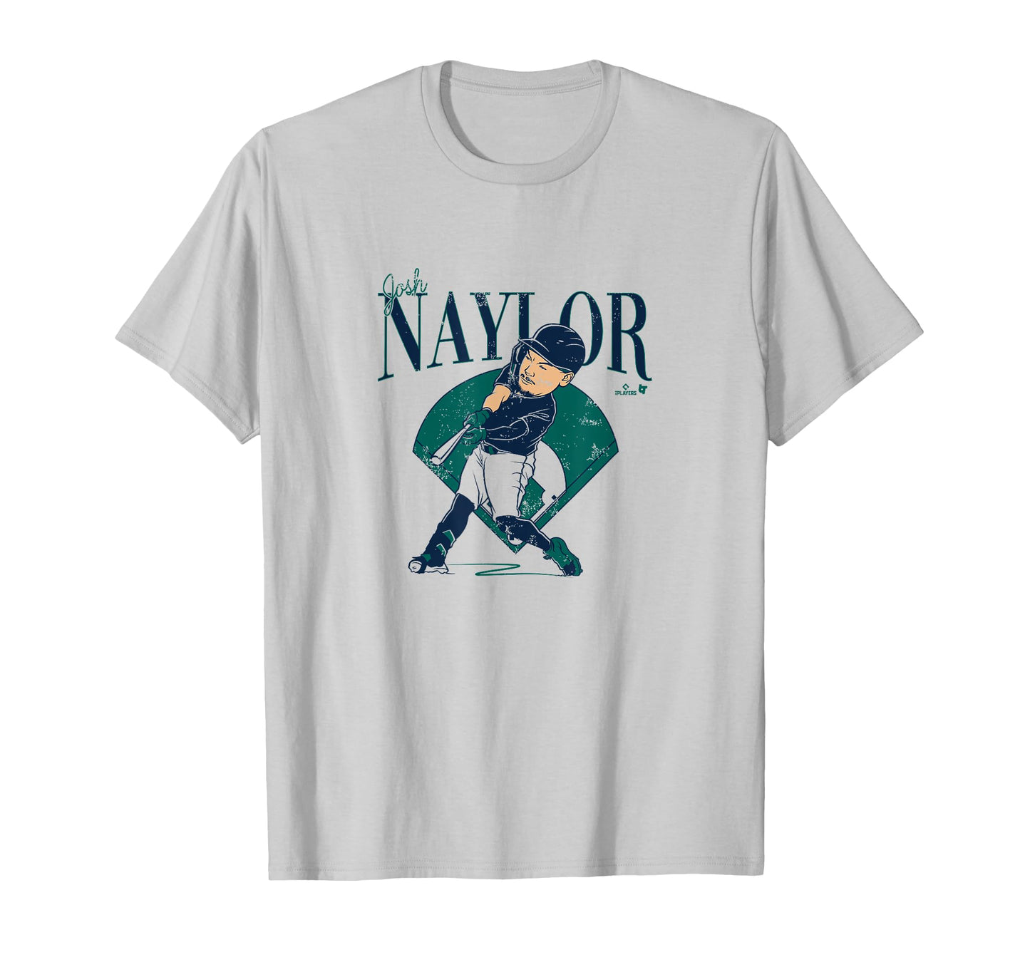 Josh Naylor - Diamond Caricature - Seattle Baseball T-Shirt