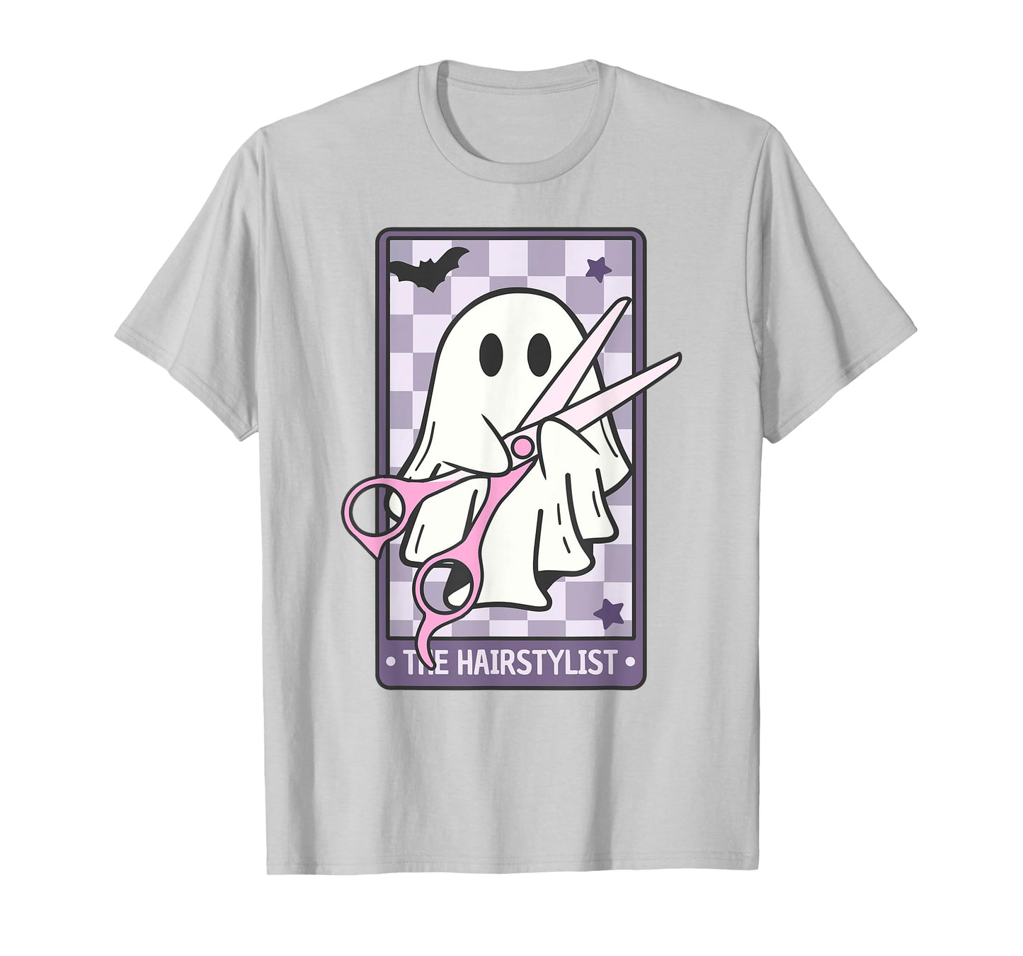 The Hairstylist Tarort Cute Cosmetologist Ghost Halloween T-Shirt