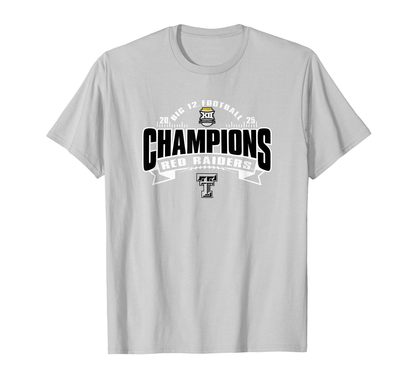 Texas Tech Red Raiders Big 12 Champs 2025 Football T-Shirt