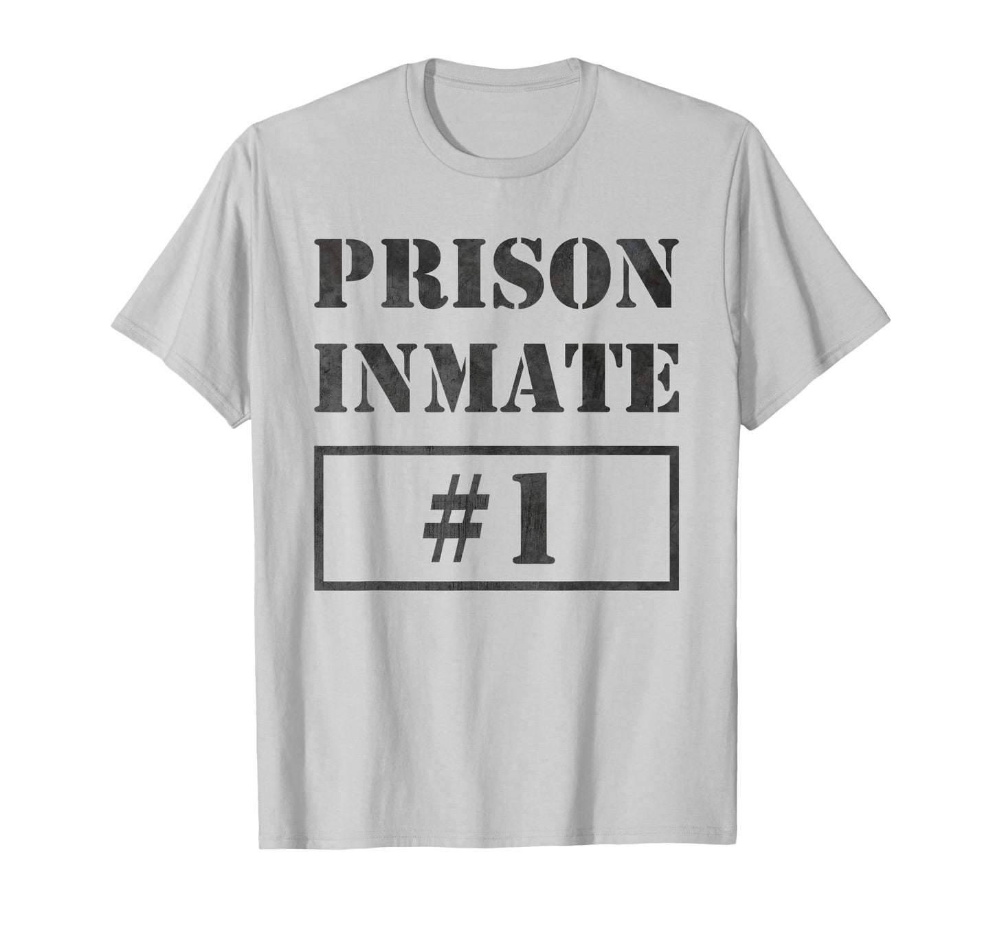 Prisoner Costume T-Shirt Inmate Funny Orange Escaped Jail T-Shirt