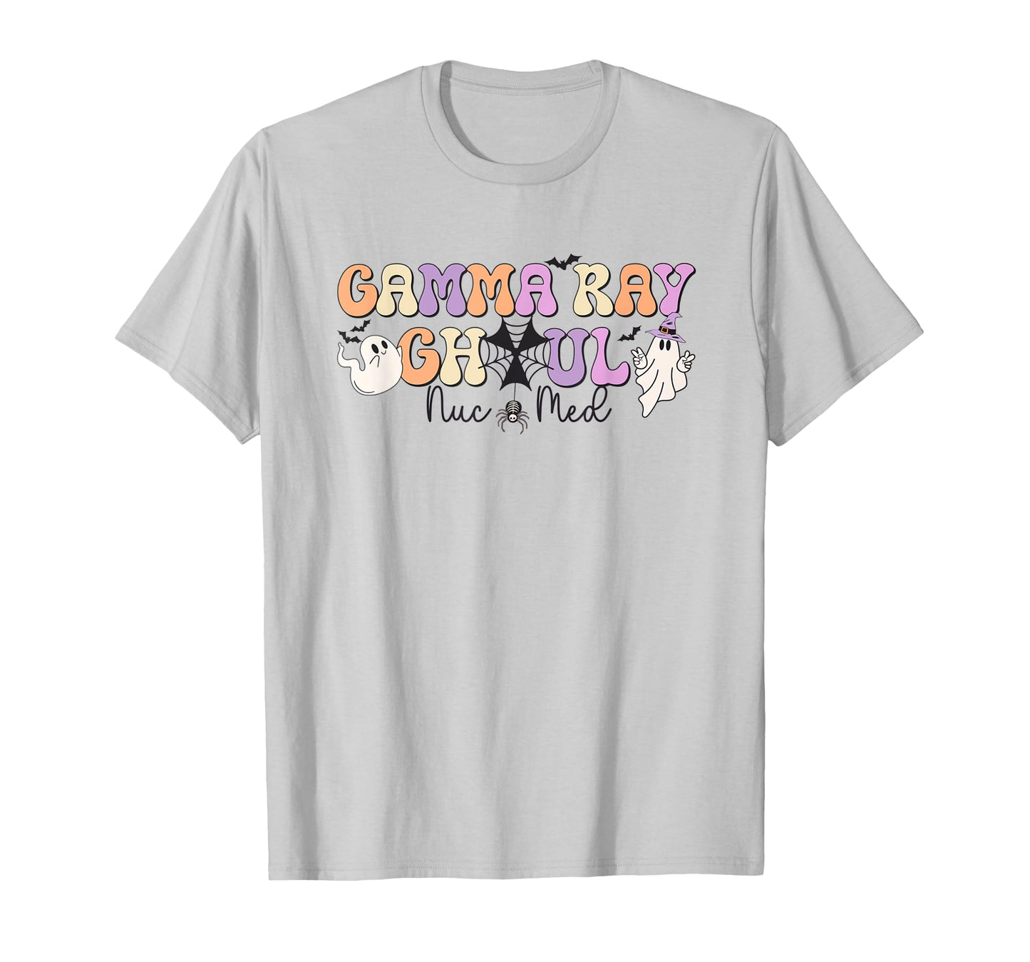 Retro Halloween Nuc Med Gamma Ray Ghoul Nuclear Medicine T-Shirt