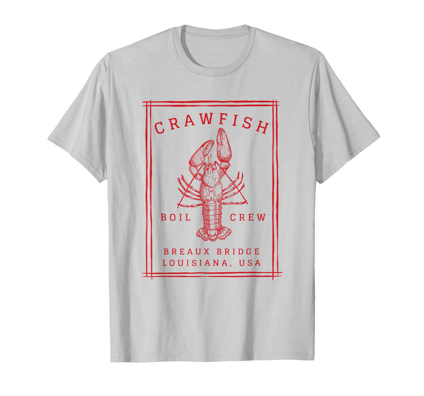 Crawfish Crew Breaux Bridge Retro Cajun Seafood Gift T-Shirt