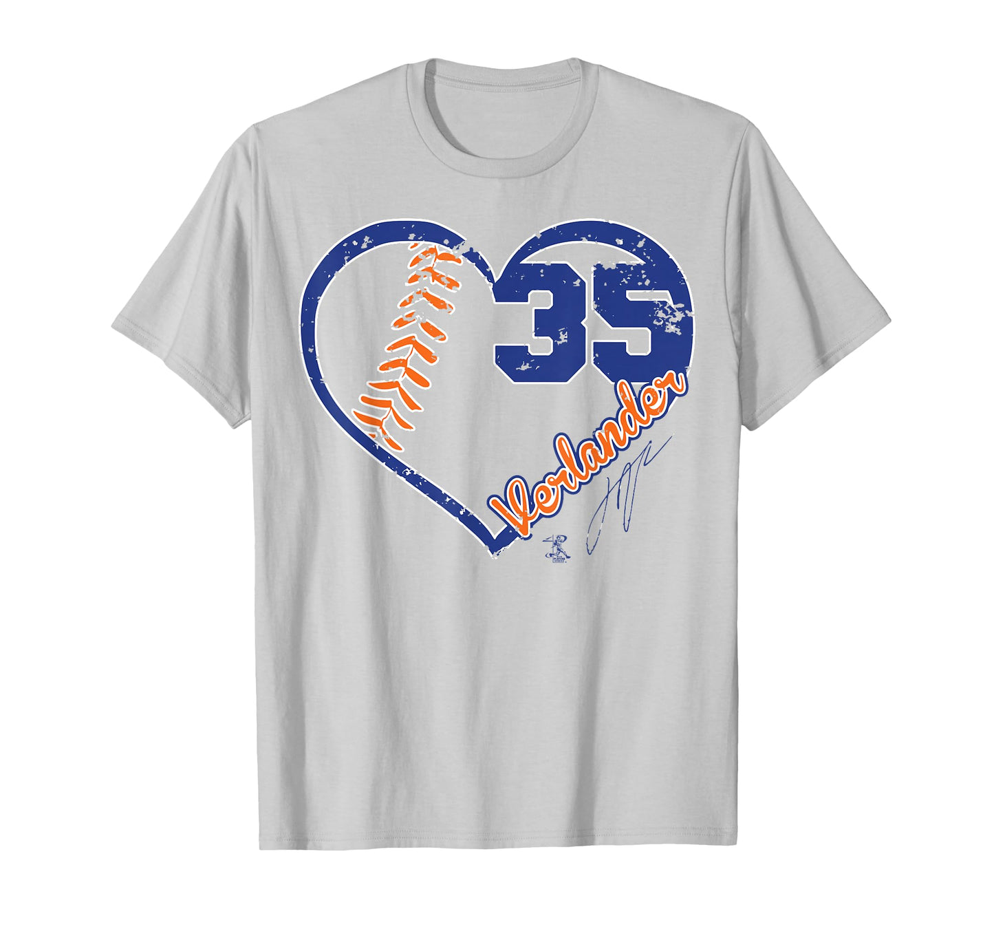 Justin Verlander Heart Team T-Shirt - Apparel T-Shirt
