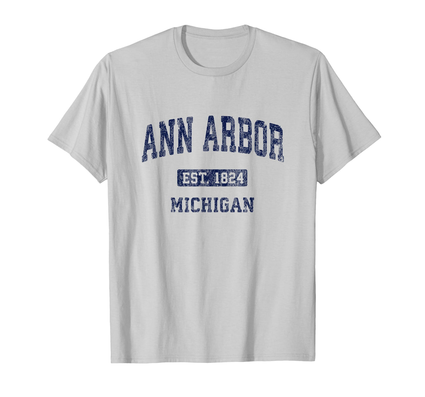Ann Arbor Michigan Vintage Athletic Sports Design T-Shirt