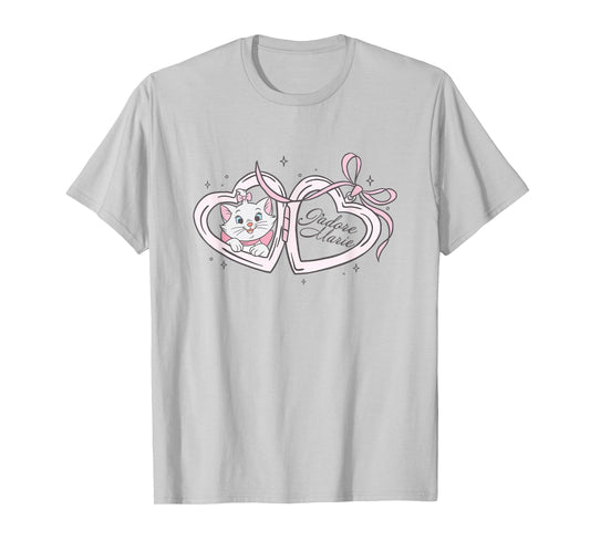 Disney The Aristocats J'Adore Marie Heart Locket Portrait T-Shirt