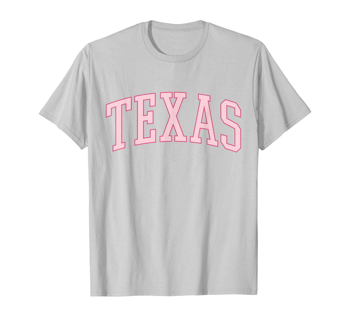 Preppy Varsity Pink Texas T-Shirt
