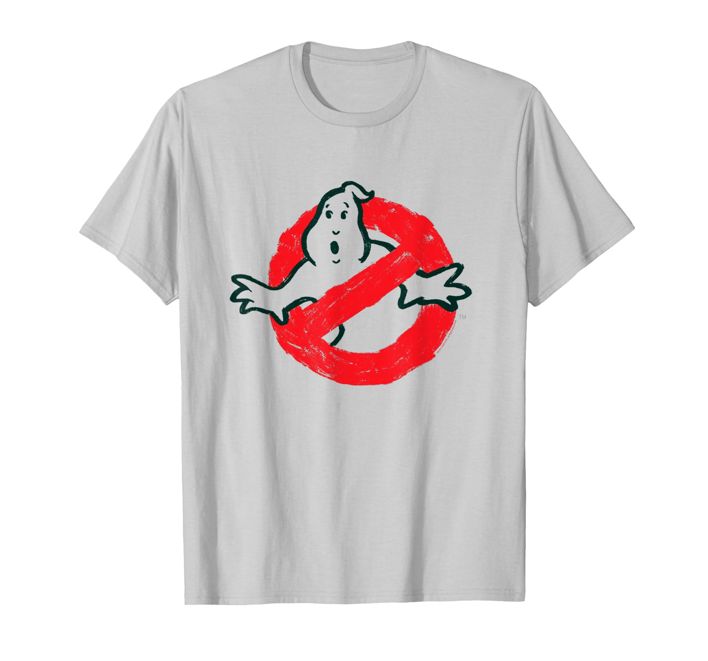 Ghostbusters No Ghost Logo Sketch Retro Movie T-Shirt