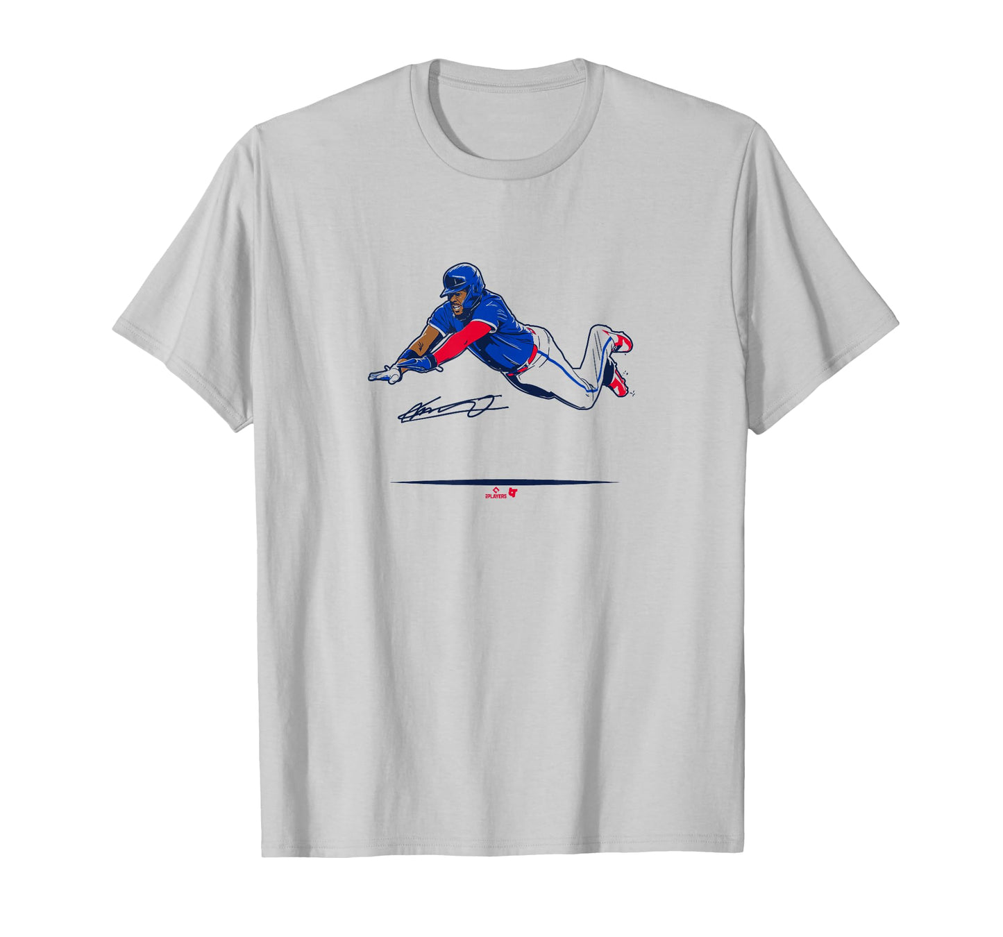 Vladimir Guerrero Jr. - Flying Slide - Toronto Baseball T-Shirt