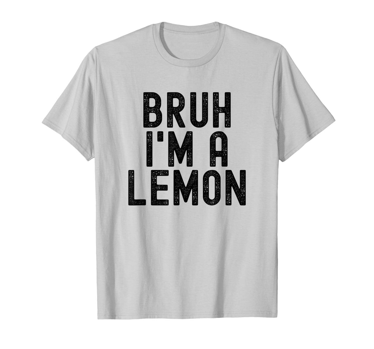 Bruh I'm A Lemon Funny Halloween Costume Men Women Boy Girl T-Shirt