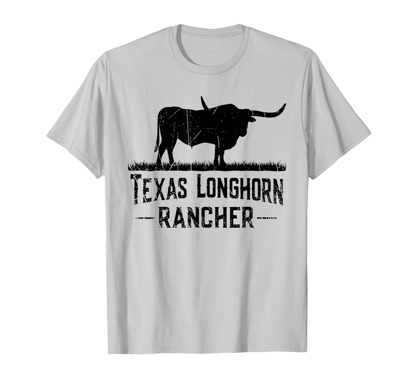 Texas Longhorn Rancher - Longhorn Cow for Cattle Farmer T-Shirt