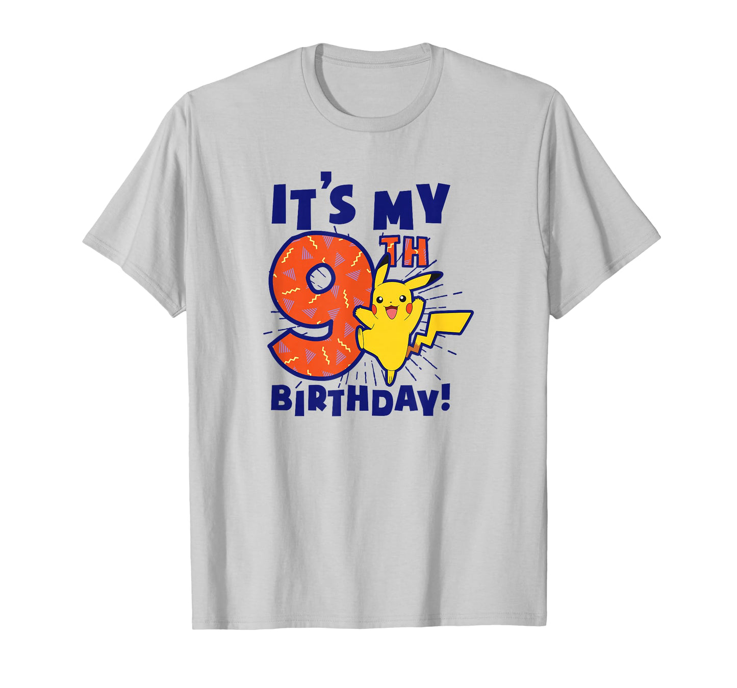 Pokémon Pikachu It's My 9th Birthday Awesome Celebration T-Shirt