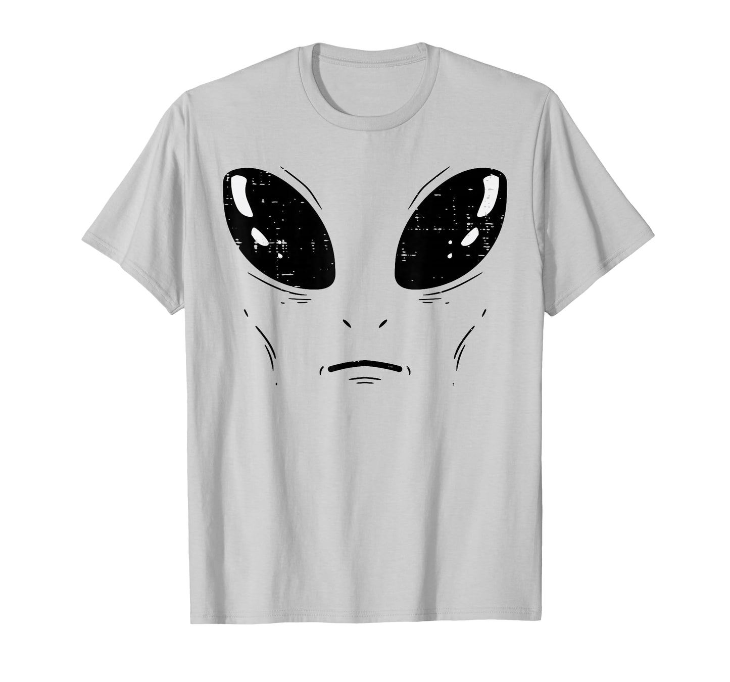Alien Face Space Funny Halloween Costume Men Women Kids T-Shirt