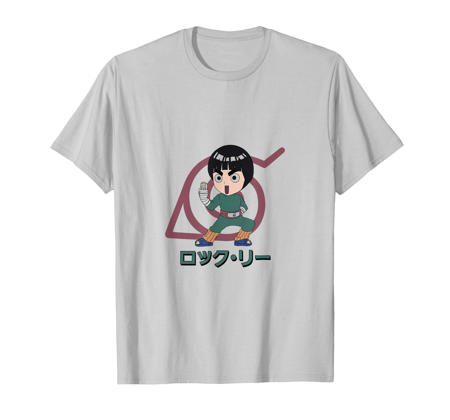 Naruto Classic Lee and Konohagakure Symbol T-Shirt