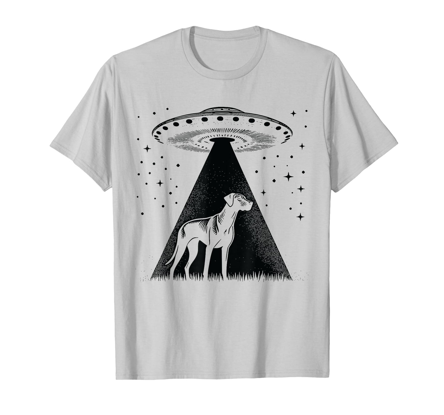 Rhodesian Ridgeback Mom Dad Dog - Funny Alien UFO T-Shirt