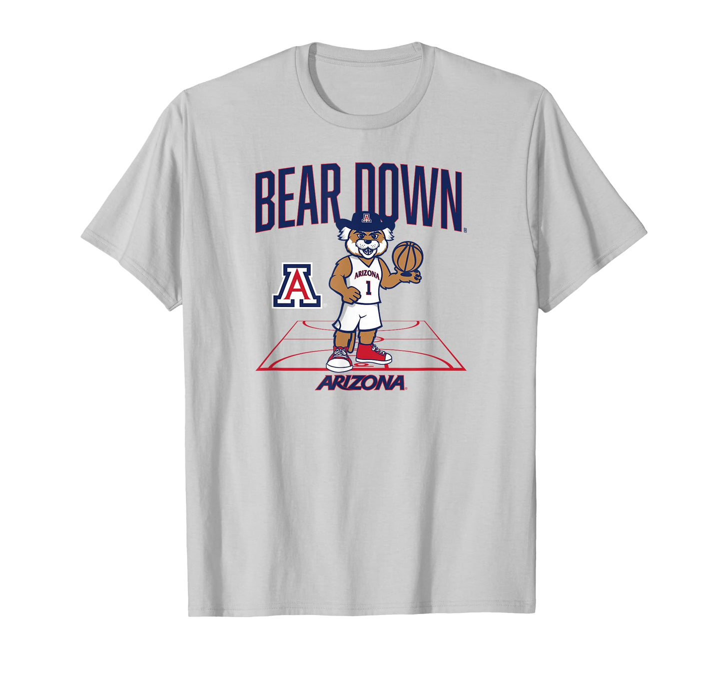 Arizona Basketball: Mascot Court T-Shirt