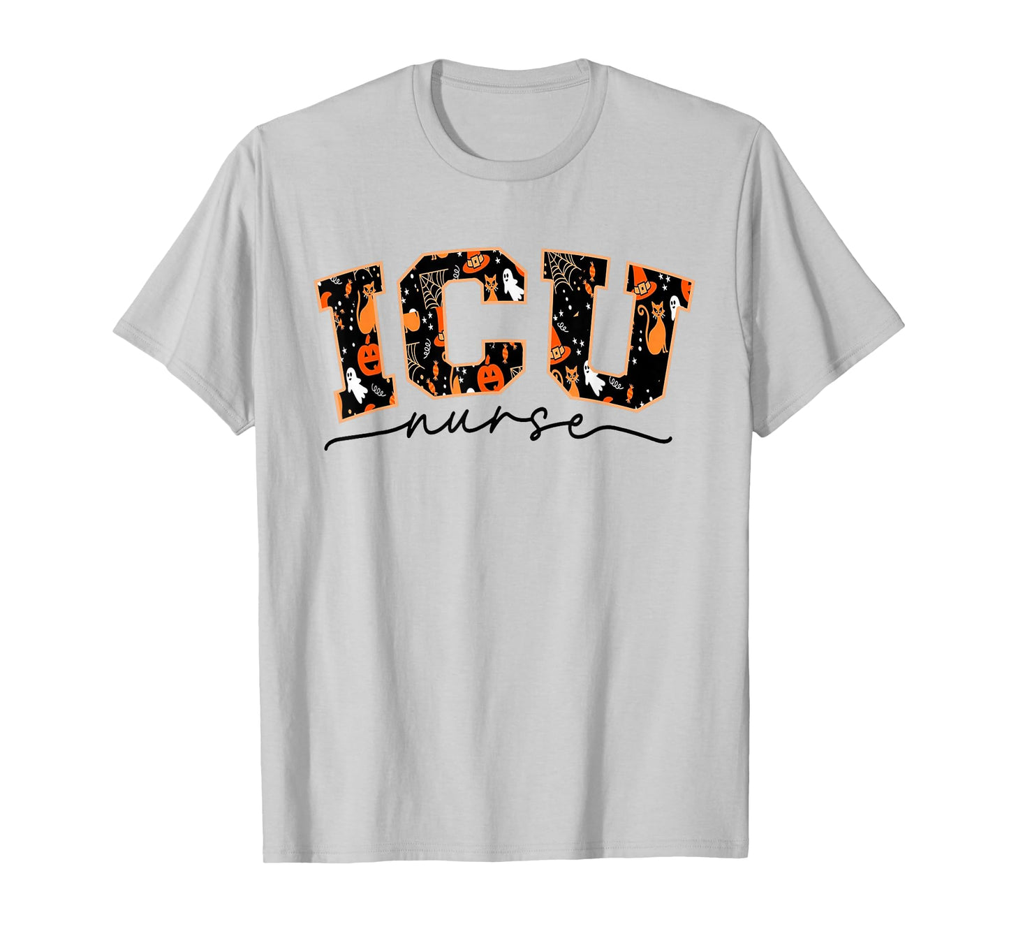 ICU Nurse Halloween Critical Care CCU Intensive Care Rn Fall T-Shirt
