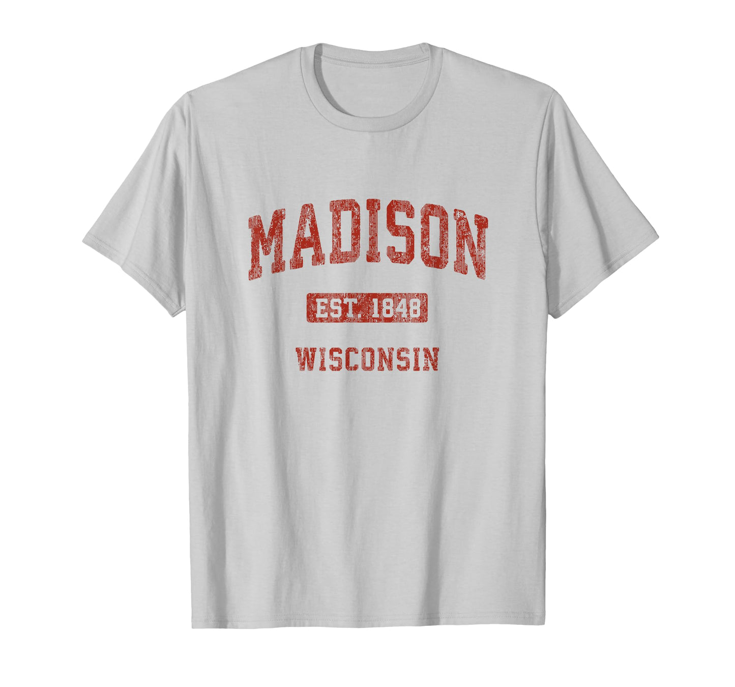 Madison Wisconsin WI Vintage Athletic Sports Design T-Shirt