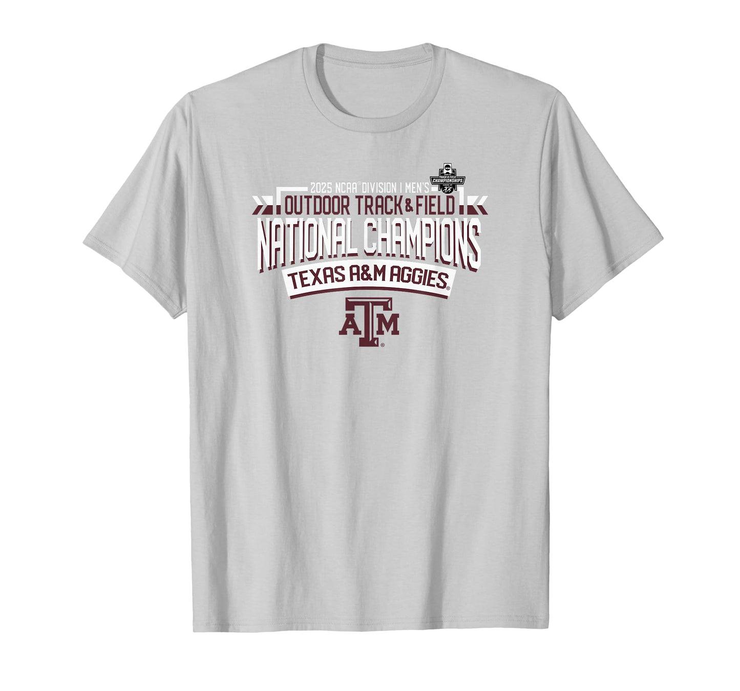 Texas A&M Aggies M Outdoor Track&Field National Champs 2025 T-Shirt