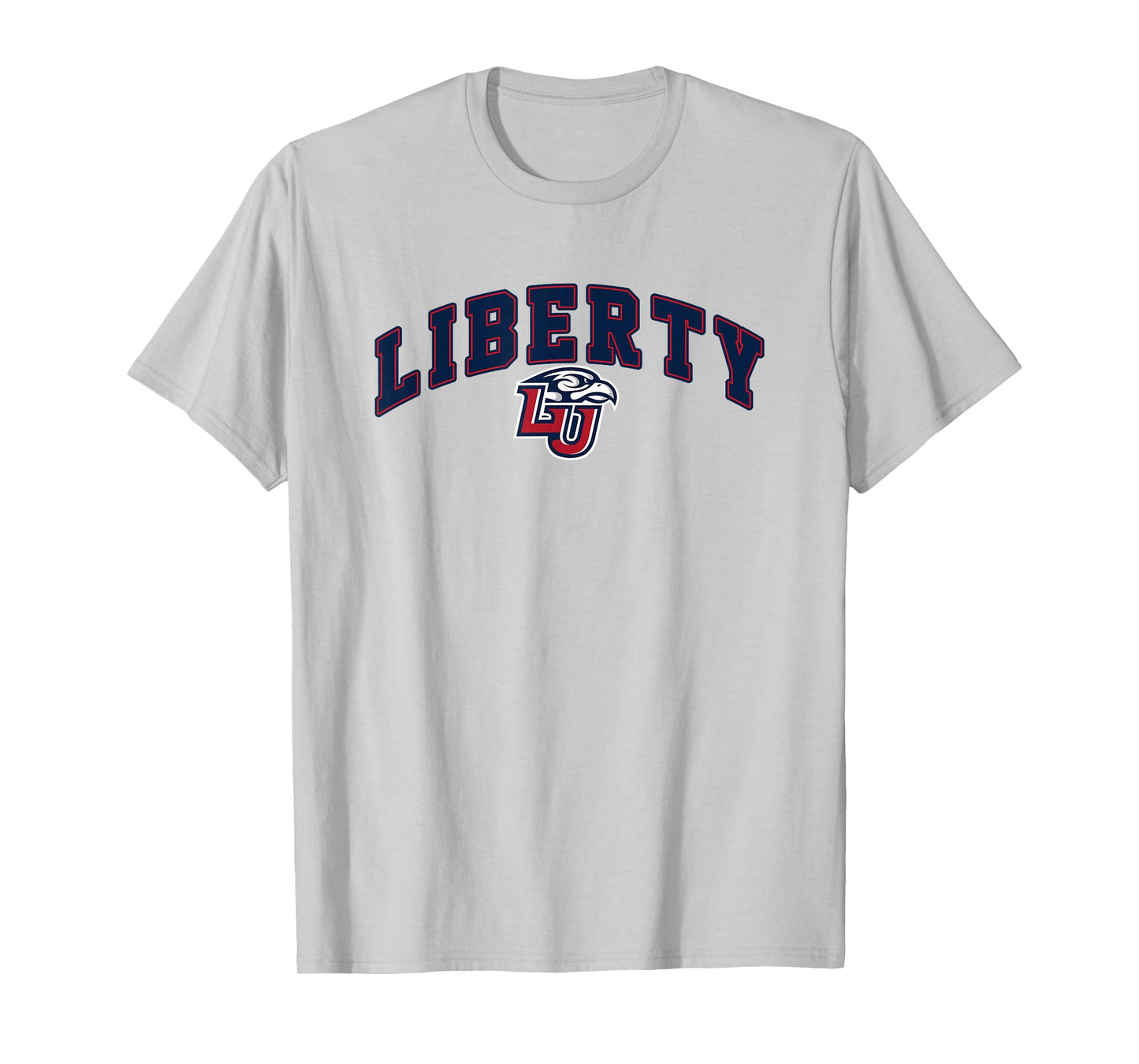 Liberty University Flames Block Stacked T-Shirt