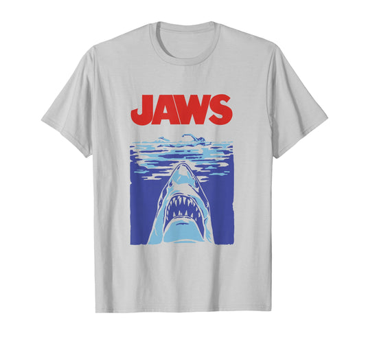 Jaws 50th Anniversary Poster Classic Style Front & Back T-Shirt