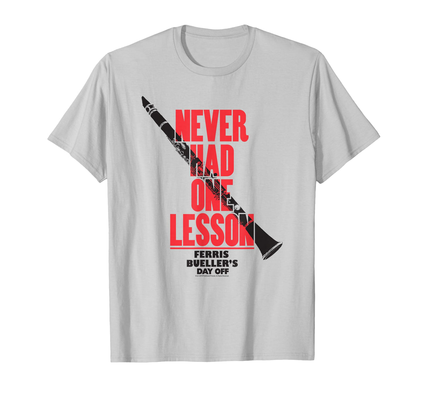 Ferris Bueller's Day Off Clarinet Never Had One Lesson Movie T-Shirt