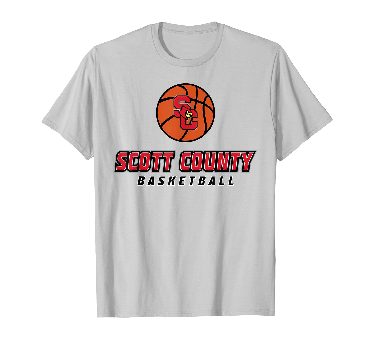 Scott County High School Cardinals Basketball T-Shirt