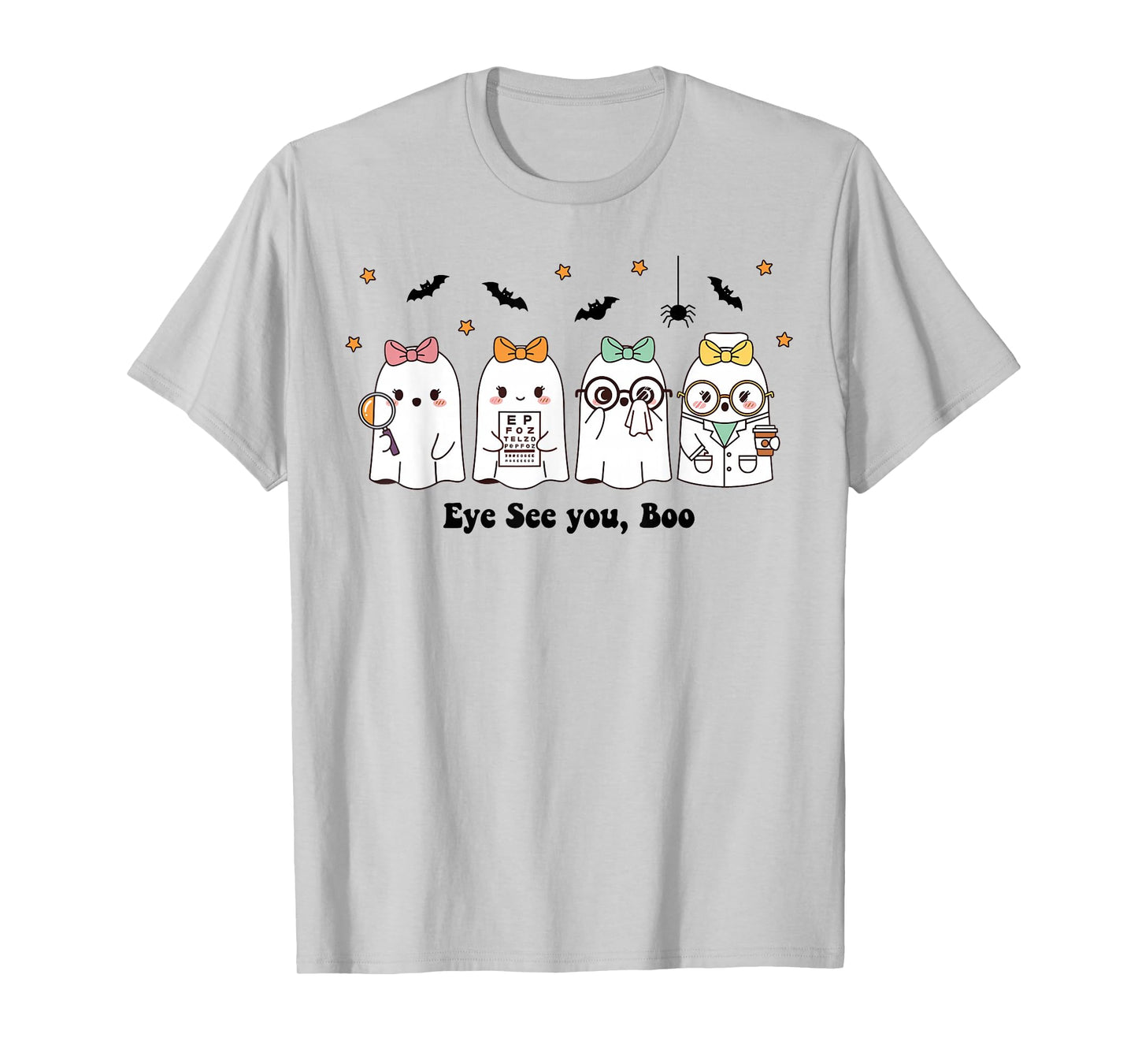 Ghost Optometry Halloween for Ophthalmologist Eye Doctor T-Shirt