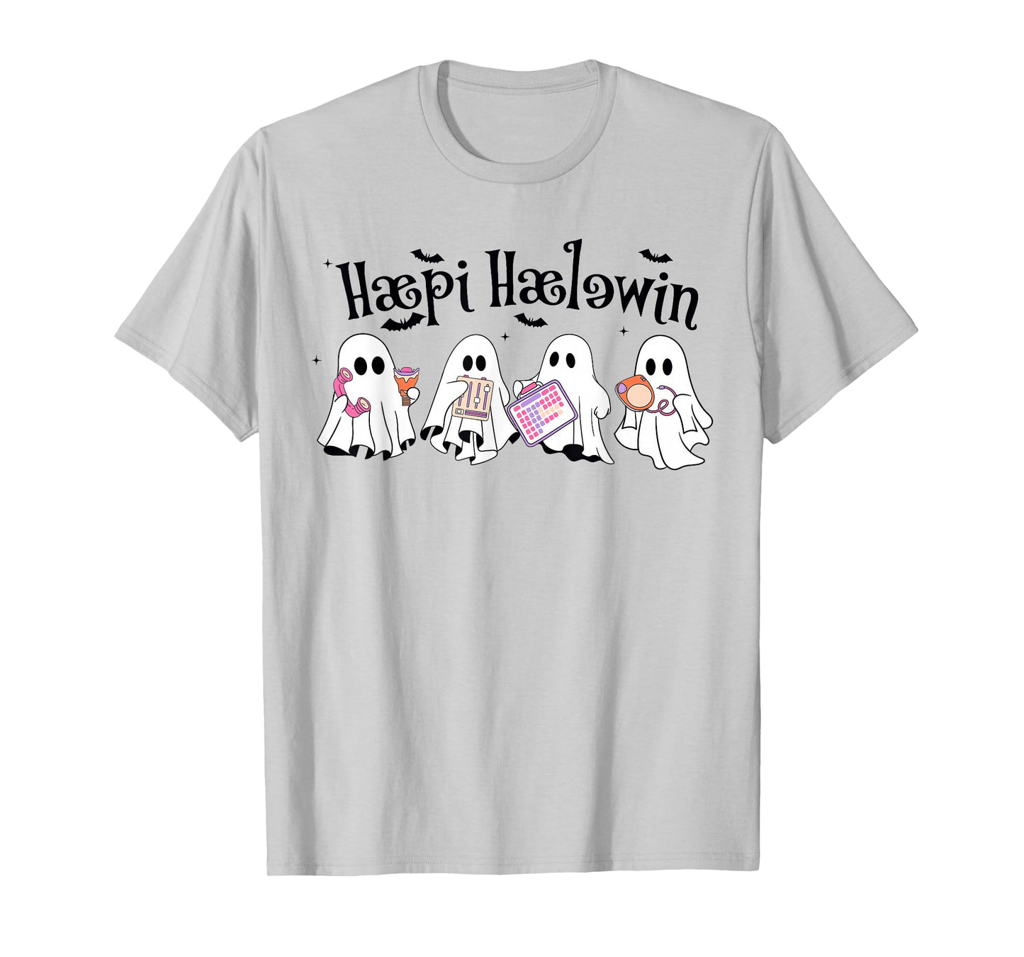 Speech Therapy SLP Ghost Speech Therapist Happy Halloween T-Shirt