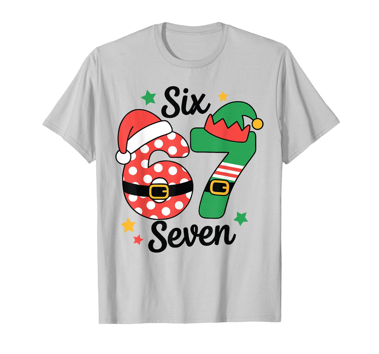 Funny 67 Christmas Costume Pajamas Holiday Outfit T-Shirt