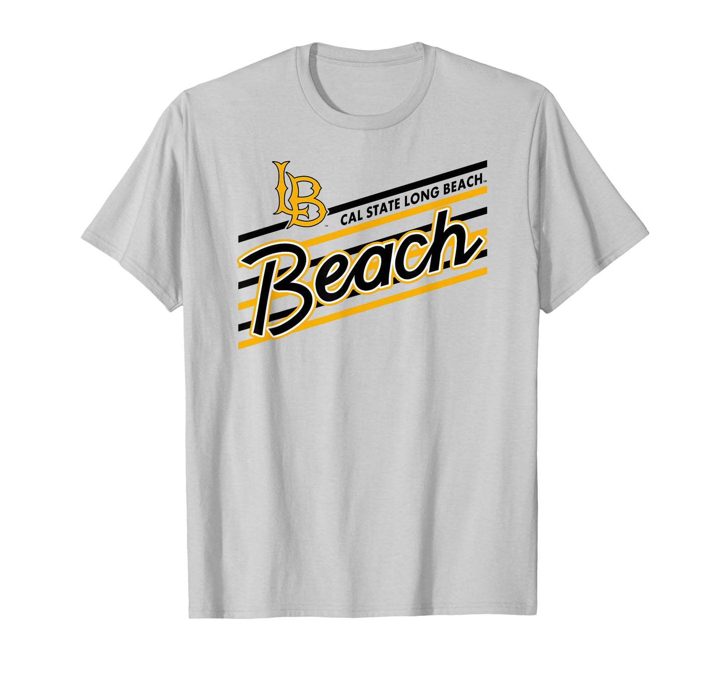 Long Beach State 49ers Retro Performer Gray T-Shirt