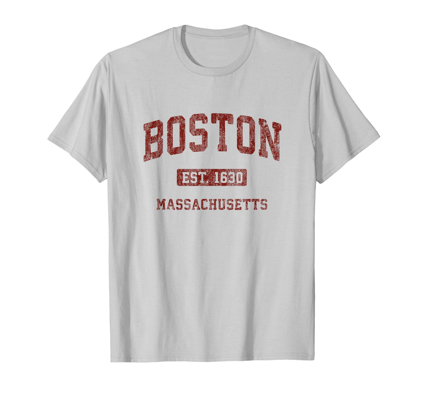 Boston Massachusetts MA Vintage Athletic Sports Design T-Shirt